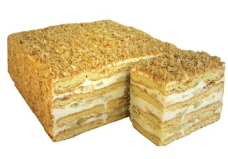 Песочный слоеный тортик