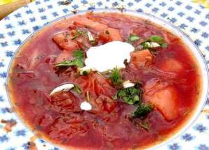 Борщ по-болгарски