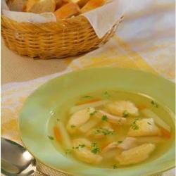 Куриный суп с клецками