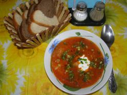 Суп-харчо с черносливом