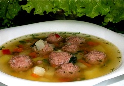 Суп с фрикадельками