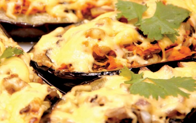 Приготовление запеченных баклажанов