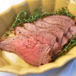 Баранья нога с анчоусами