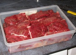 Засолка мяса