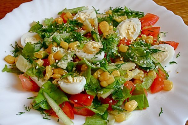 Диетические салаты