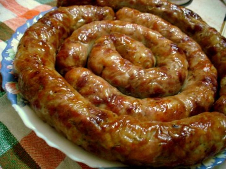 Рецепт приготовления домашней колбаски