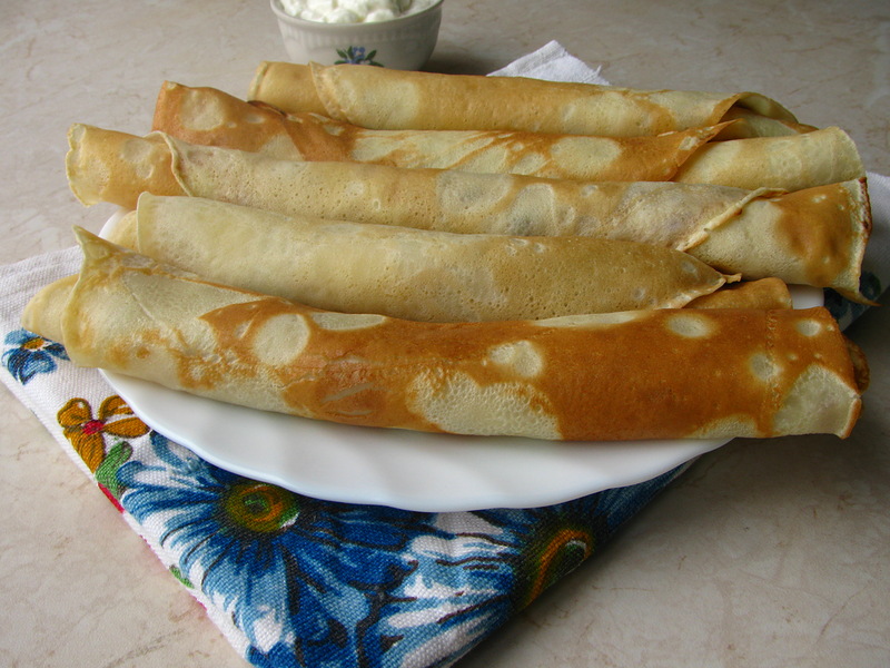 Классические тонкие блинчики