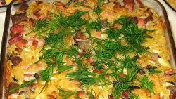 Запеканка из макарон