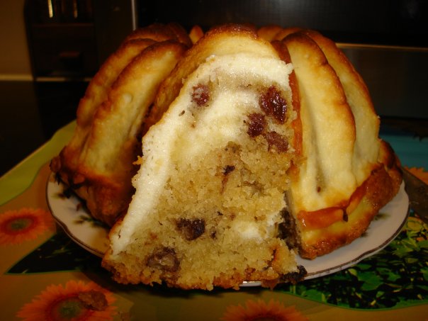 Вкусный кекс из творога