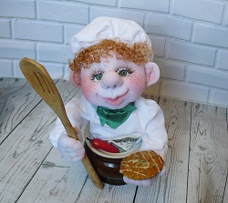 Куклы для декора кухни: достоинства, идеи и советы