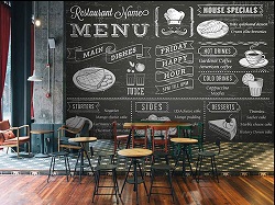 Оформление меловой доски в кафе: креативные идеи и советы