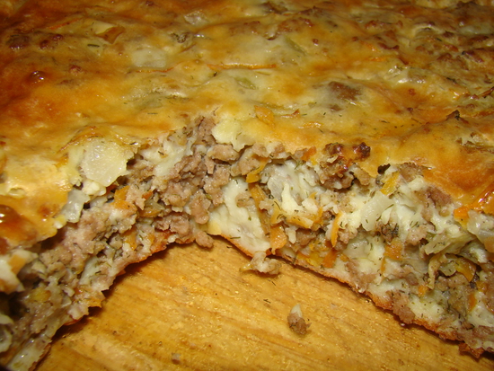 Как приготовить простой мясной пирог