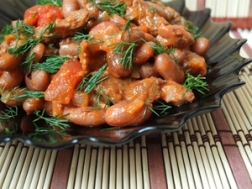 Говядина с добавлением фасоли