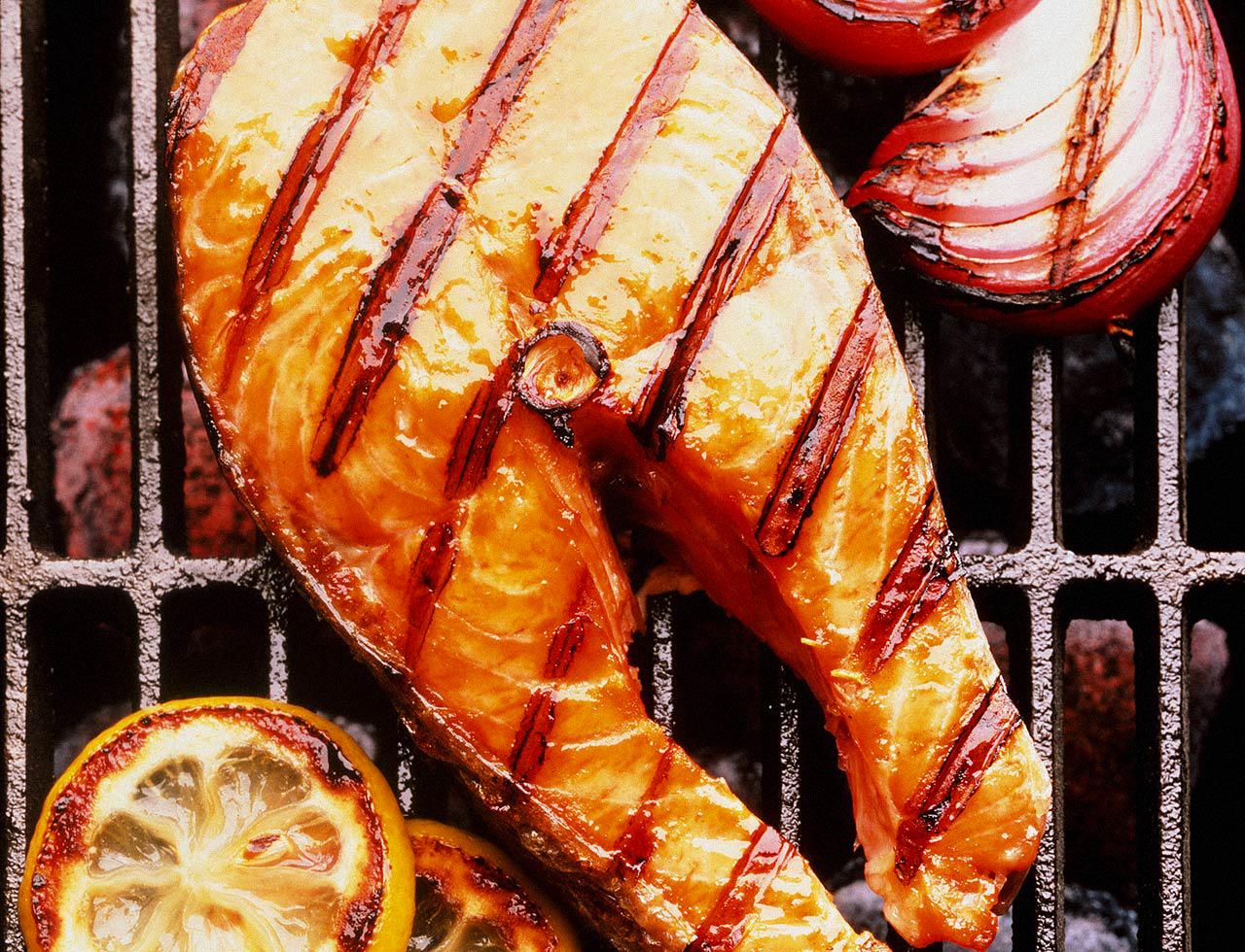 Приготовление рыбы на гриле