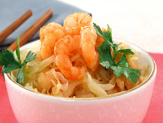 Салат новогодний с морепродуктами