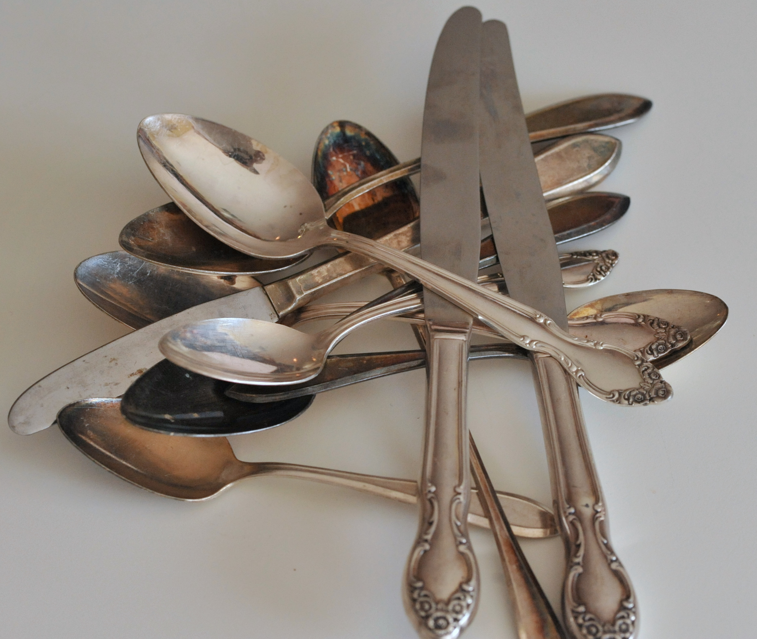 Чистка столового серебра