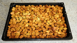 Сладкие сухарики в домашних условиях: порядок приготовления