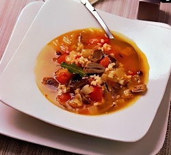 Суп из картофеля и куриных потрохов