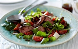 Готовим салат с телятиной: популярные рецепты и правила приготовления