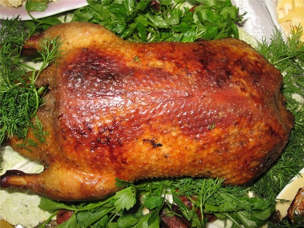 Утка под винным соусом