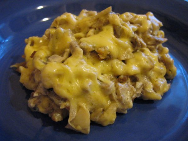 Жульен с грибами и курицей